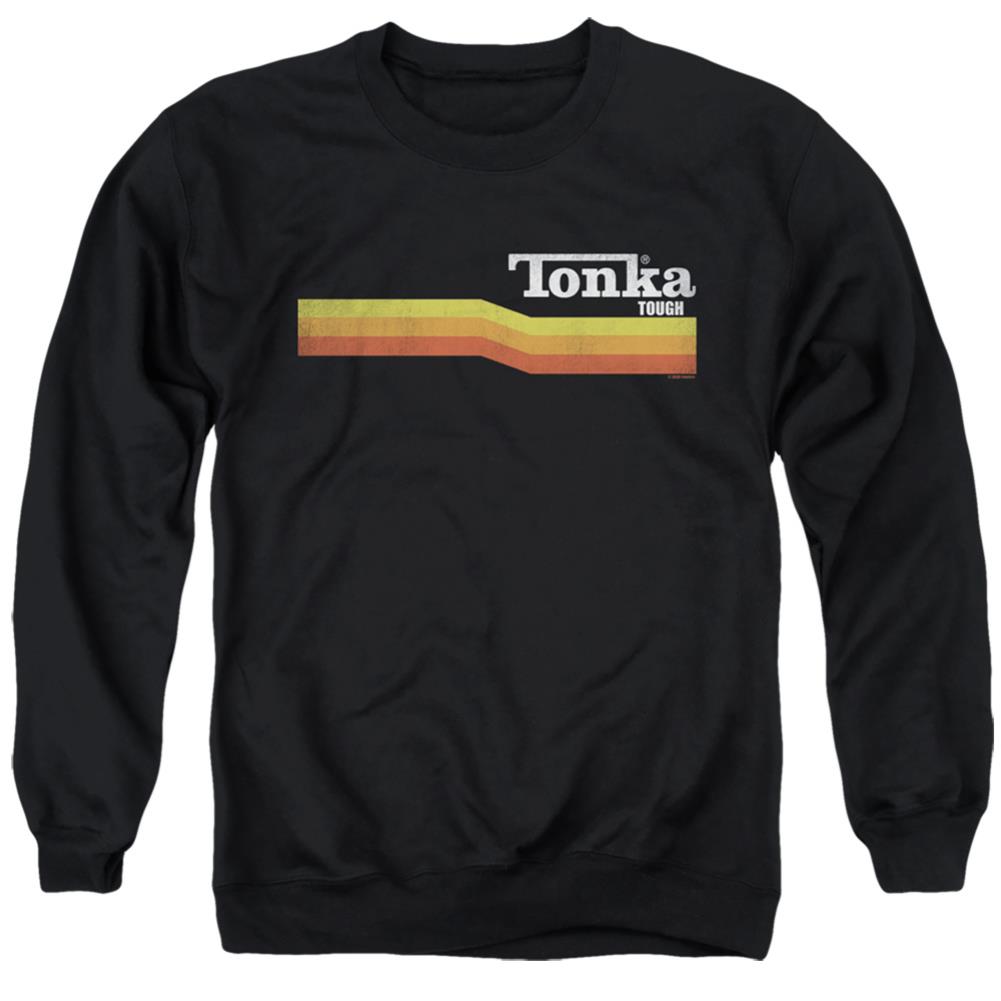 Tonka Tonka Stripe Men's Crewneck 50 50 Poly Long-Sleeve T-Shirt