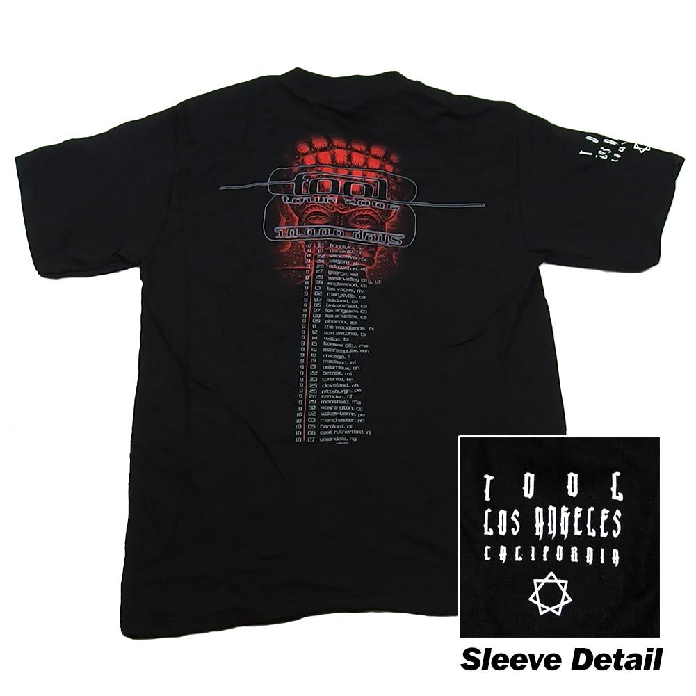 Tool Men's 10,000 Days Black Los Angeles Tour T-Shirt