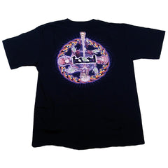 Tool Men's Purple Logo Spiral Black T-Shirt