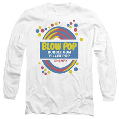 Tootsie Roll Blow Pop Label Men's 18/1 Cotton Long-Sleeve T-Shirt