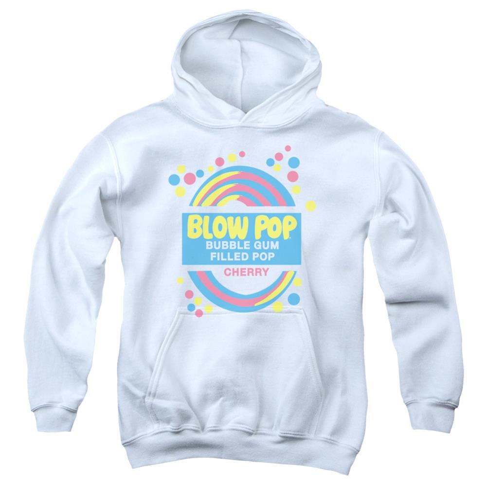 Tootsie Roll Blow Pop Label Youth Cotton Poly Pull-Over Hoodie