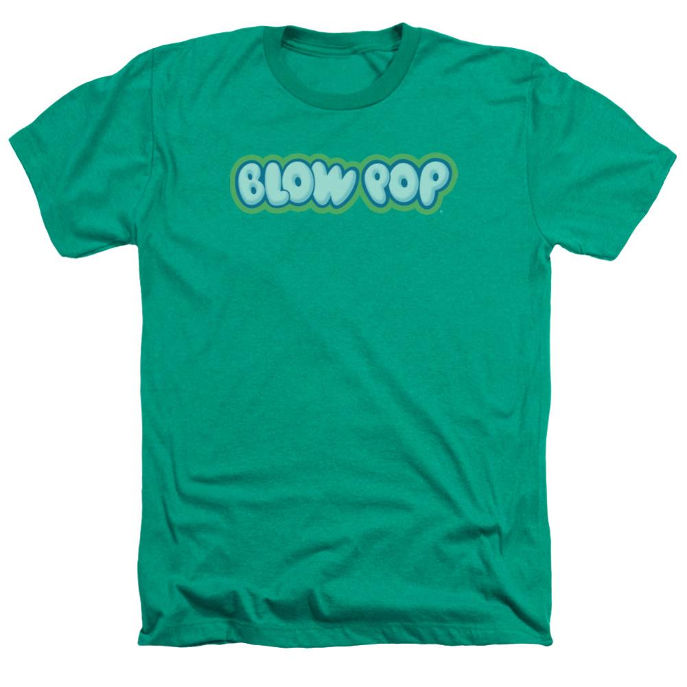 Tootsie Roll Blow Pop Logo Men's 30/1 Heather 60 40 Poly Short-Sleeve T-Shirt