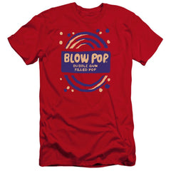 Tootsie Roll Blow Pop Rough Men's Ultra-Soft 30/1 Cotton Slim Short-Sleeve T-Shirt