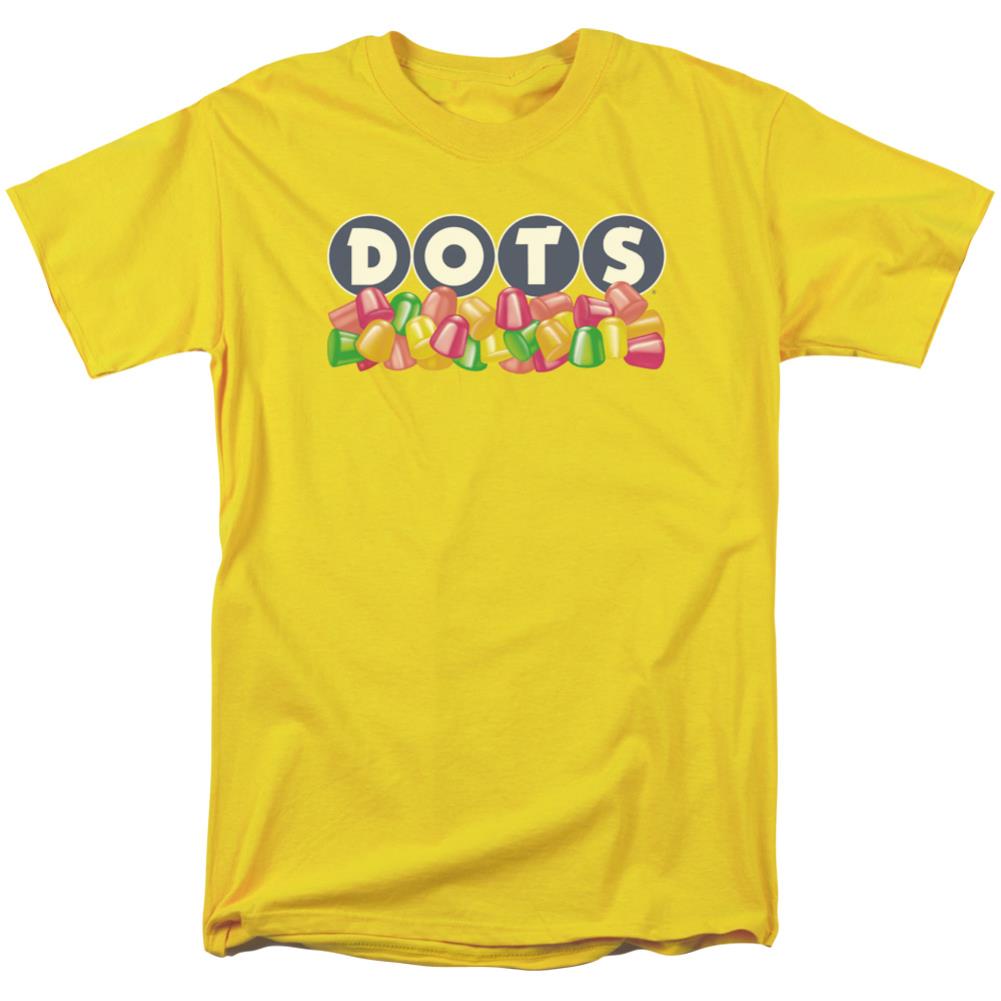 Tootsie Roll Dots Logo Men's 18/1 Cotton Short-Sleeve T-Shirt