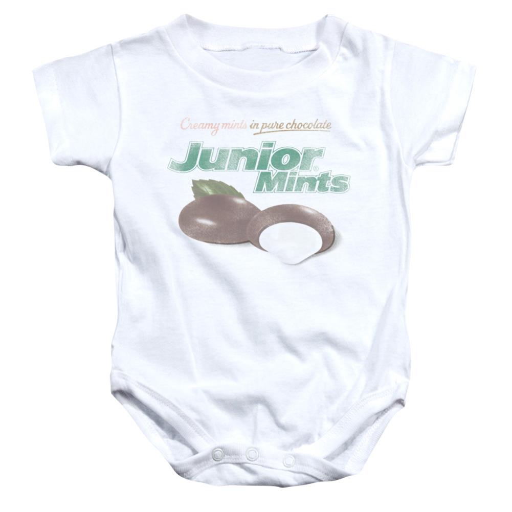 Tootsie Roll Junior Mints Logo Infant's Cotton SS Snapsuit