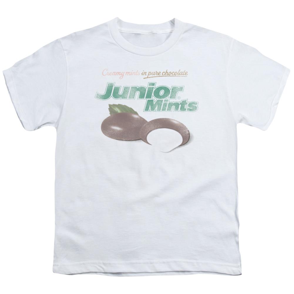 Tootsie Roll Junior Mints Logo Youth 18/1 100% Cotton Short-Sleeve T-Shirt