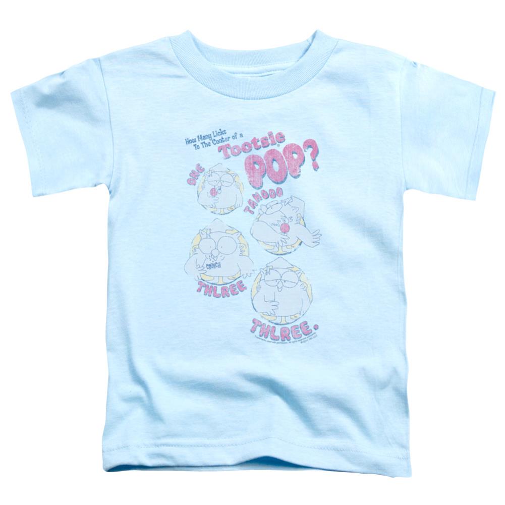 Tootsie Roll Three Toddler 18/1 Cotton Short-Sleeve T-Shirt