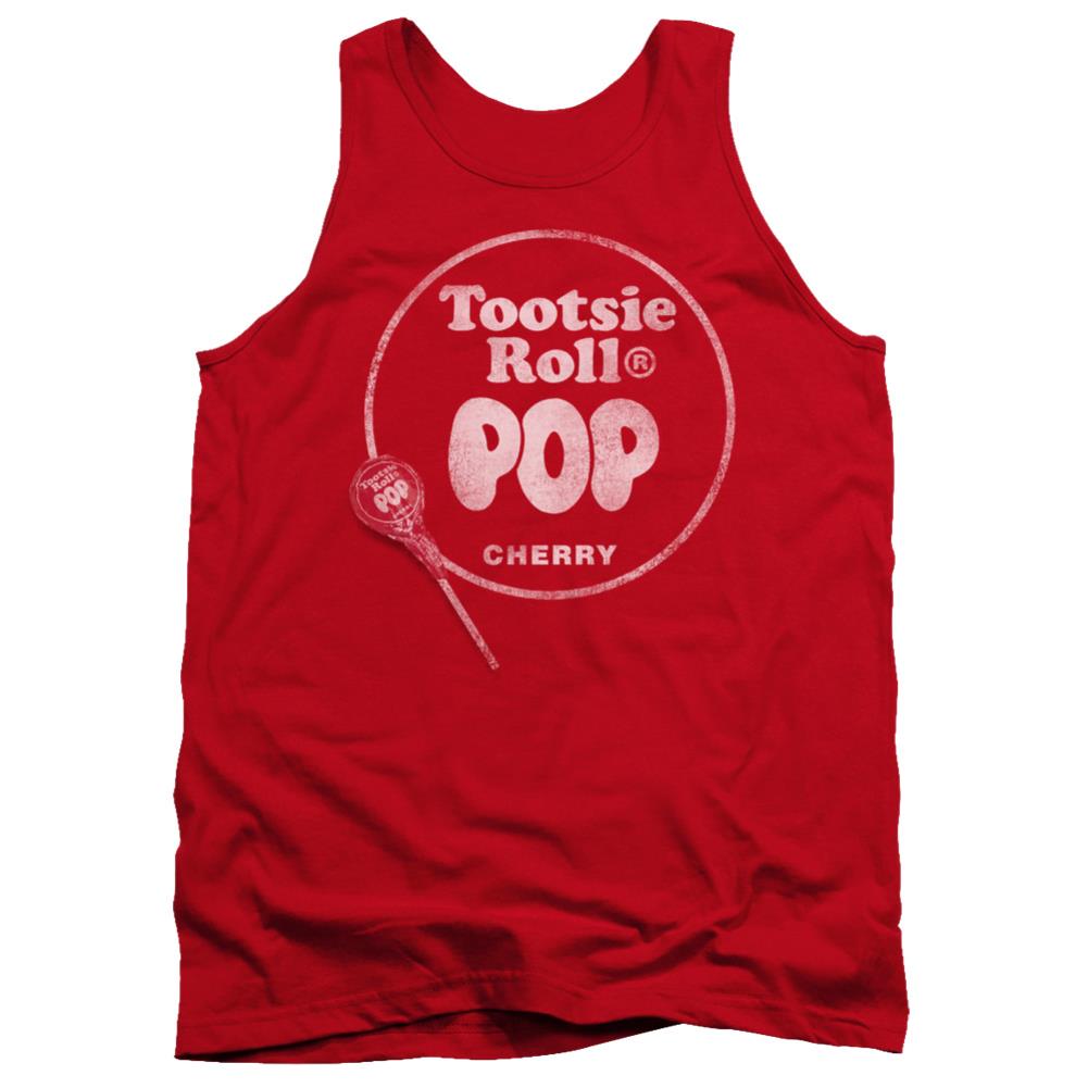 Tootsie Roll Tootsie Roll Pop Logo Men's 18/1 Cotton Tank Top