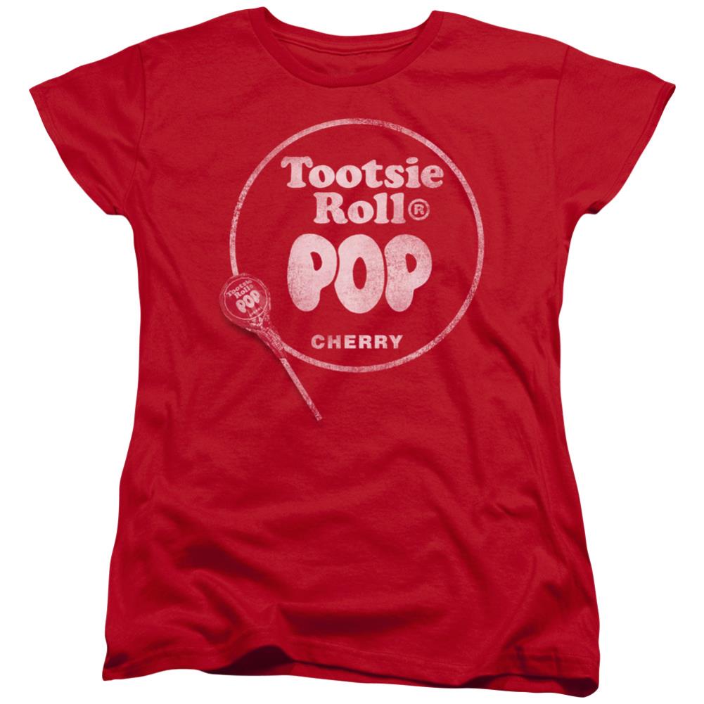 Tootsie Roll Tootsie Roll Pop Logo Women's 18/1 Cotton Short-Sleeve T-Shirt