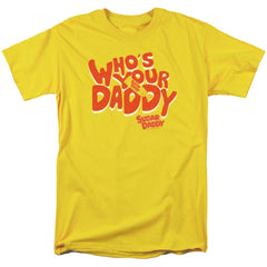 Tootsie Roll Who's Your Daddy Men's 18/1 Cotton Short-Sleeve T-Shirt