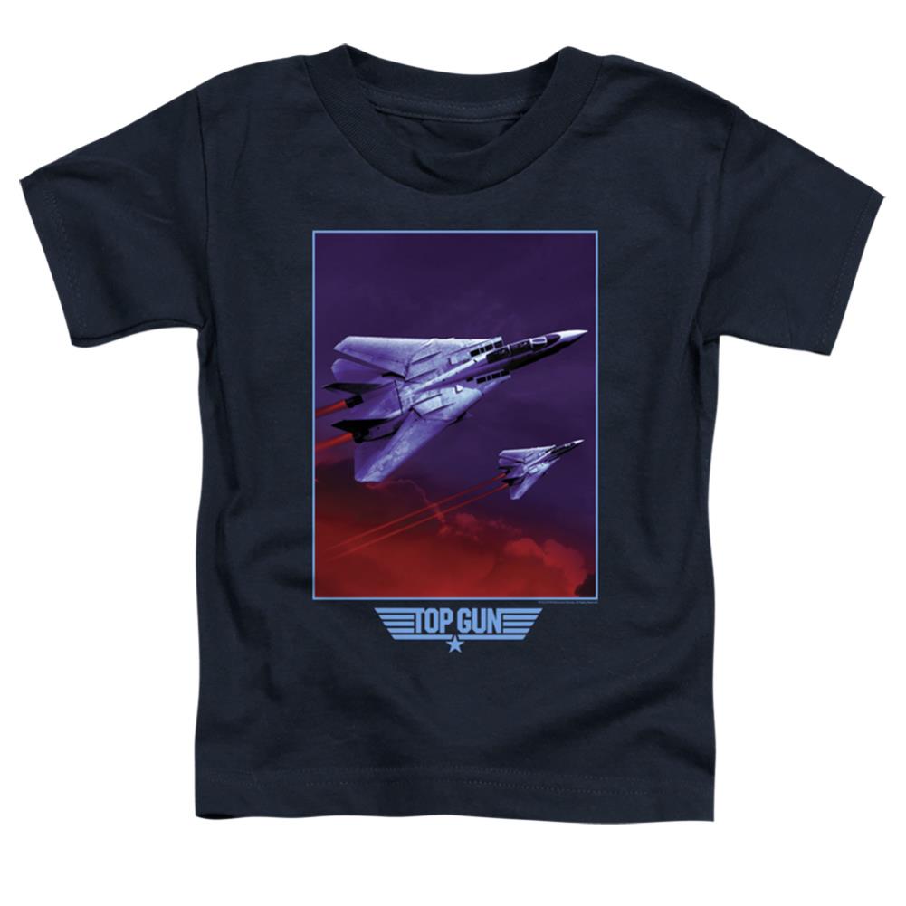 Top Gun Clouds Toddler 18/1 Cotton Short-Sleeve T-Shirt