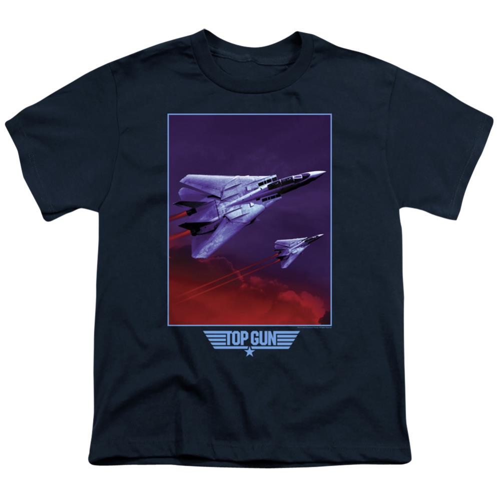 Top Gun Clouds Youth 18/1 100% Cotton Short-Sleeve T-Shirt