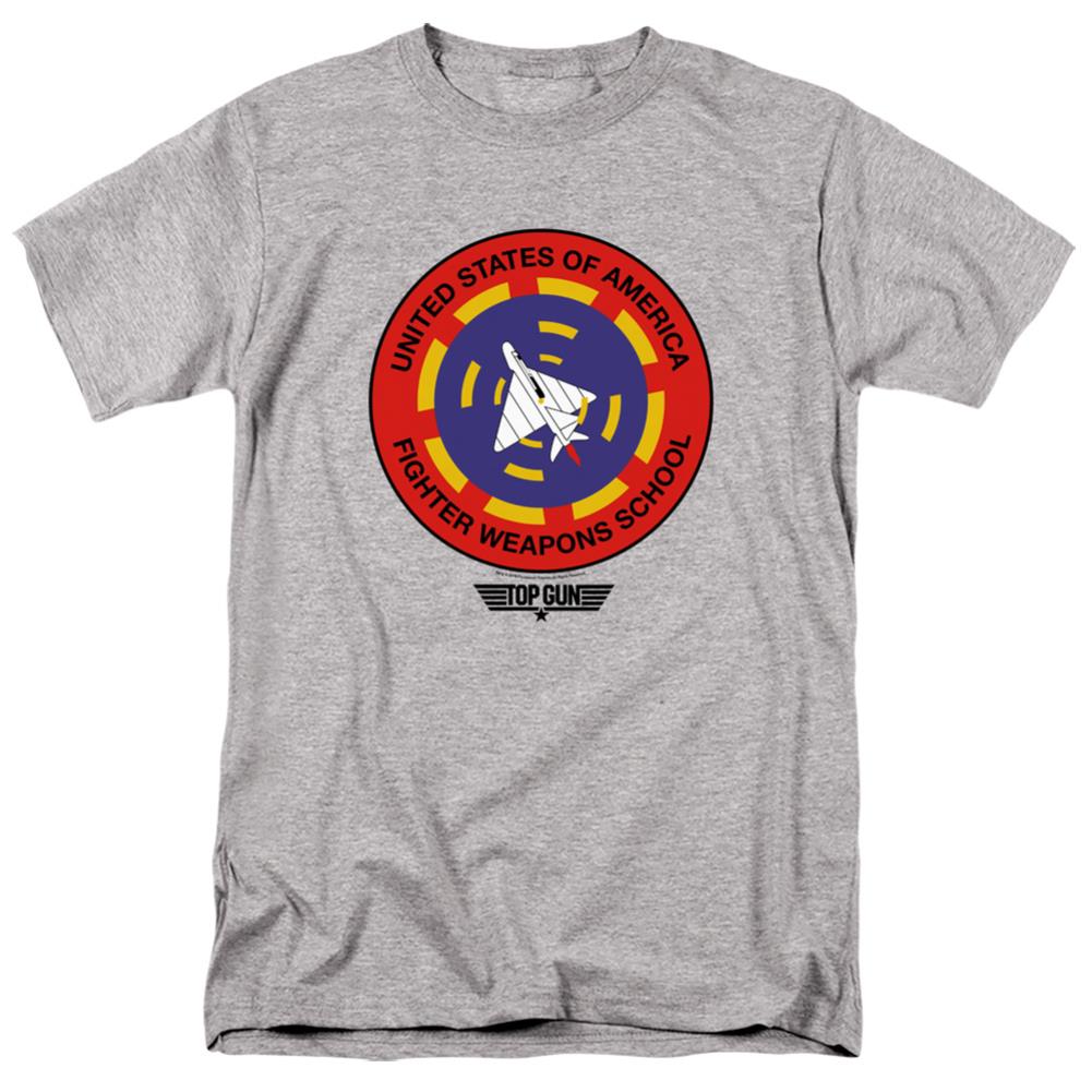 Top Gun Fighter Weapons School Men's 18/1 Cotton Short-Sleeve T-Shirt
