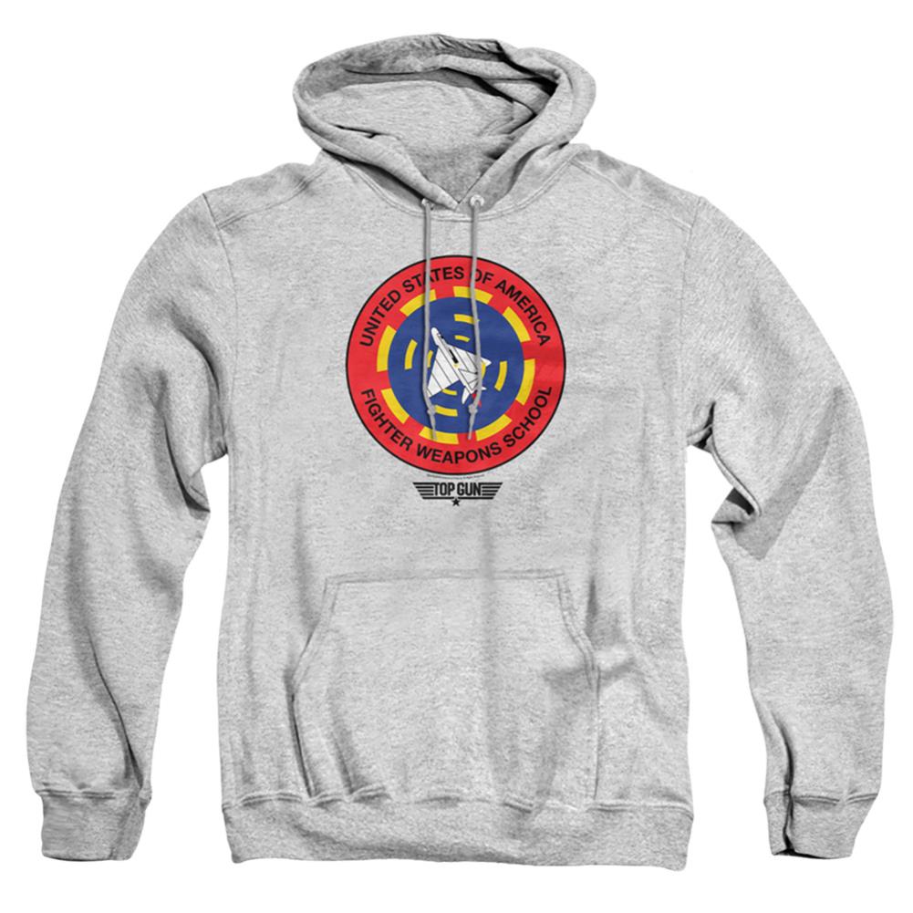 Top Gun Fighter Weapons School Men's Pull-Over 75 25 Poly Hoodie