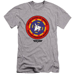 Top Gun Fighter Weapons School Men's Ultra-Soft 30/1 Cotton Slim Short-Sleeve T-Shirt