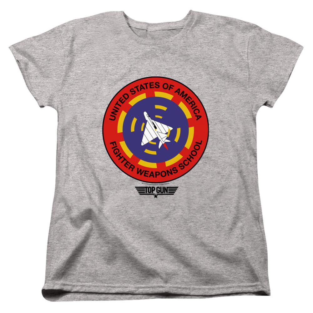 Top Gun Fighter Weapons School Women's 18/1 Cotton Short-Sleeve T-Shirt