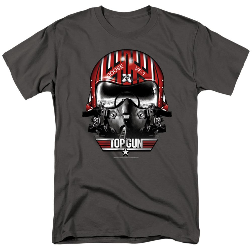 Top Gun Goose Helmet Men's 18/1 Cotton Short-Sleeve T-Shirt