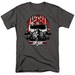 Top Gun Goose Helmet Men's 18/1 Cotton Short-Sleeve T-Shirt