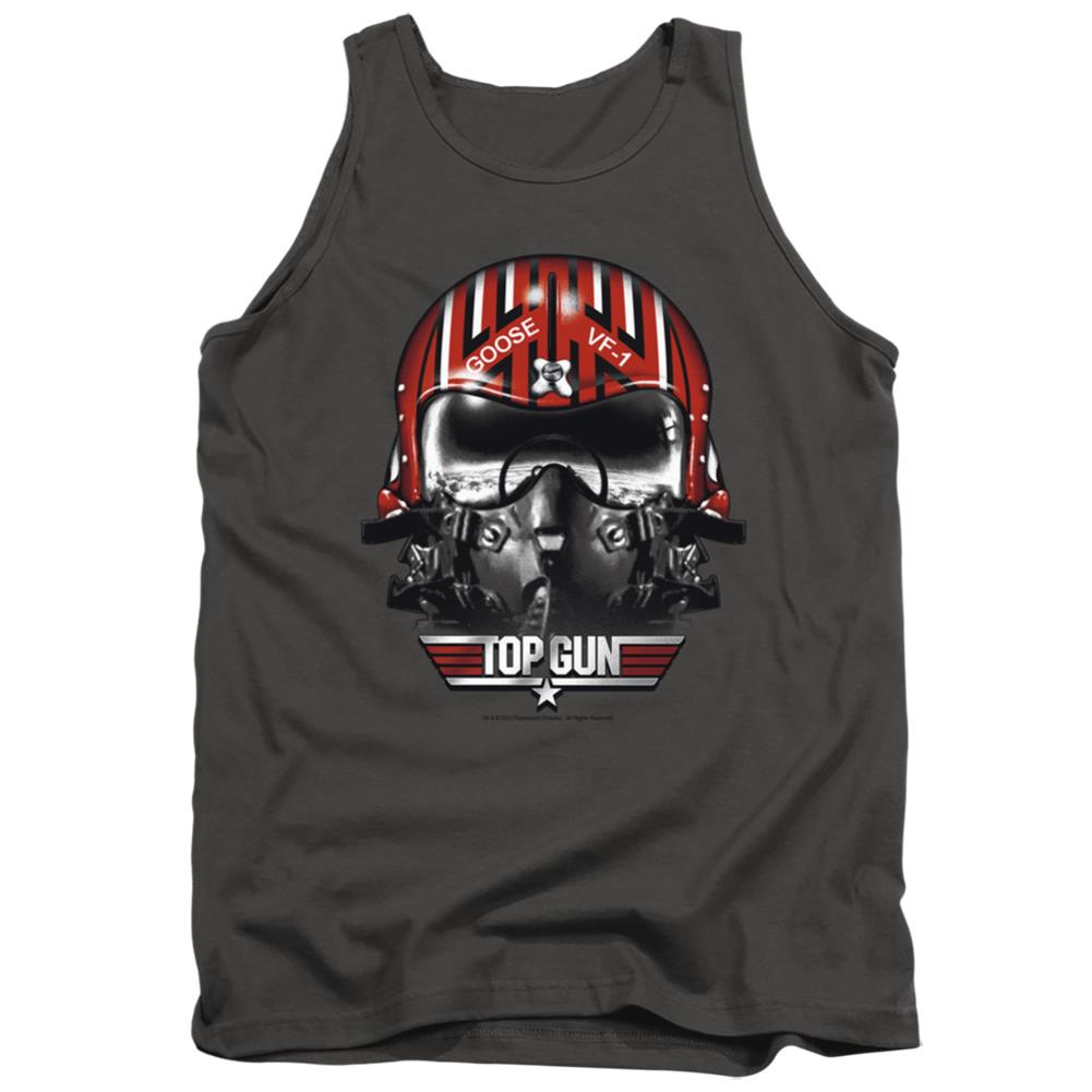 Top Gun Goose Helmet Men's 18/1 Cotton Tank Top