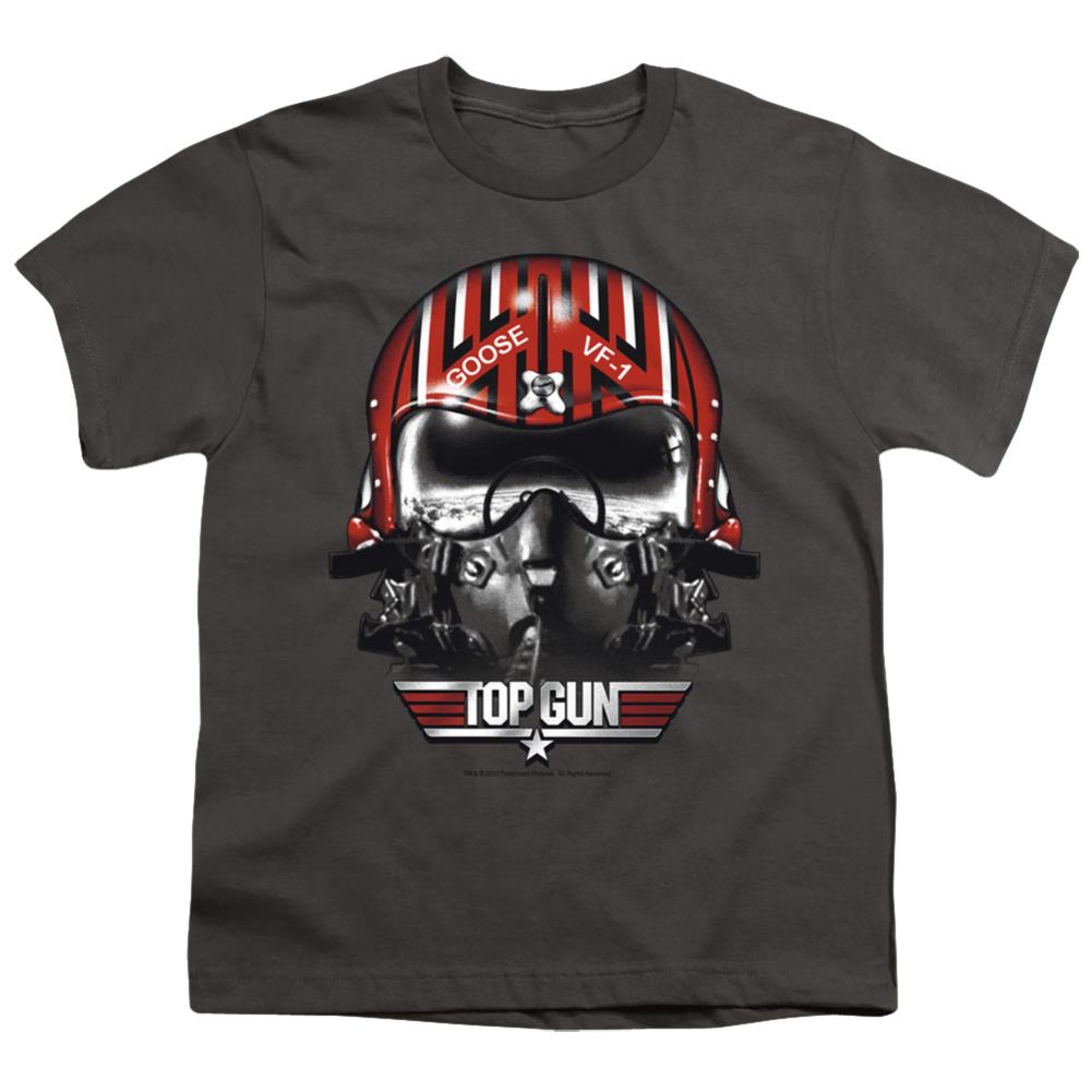 Top Gun Goose Helmet Youth 18/1 100% Cotton Short-Sleeve T-Shirt
