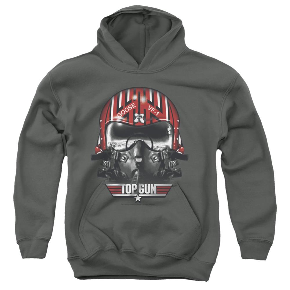 Top Gun Goose Helmet Youth Cotton Poly Pull-Over Hoodie