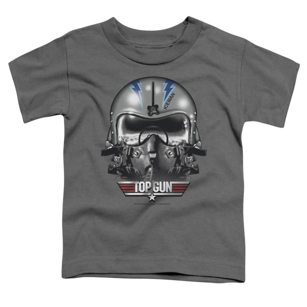 Top Gun Iceman Helmet Toddler 18/1 Cotton Short-Sleeve T-Shirt