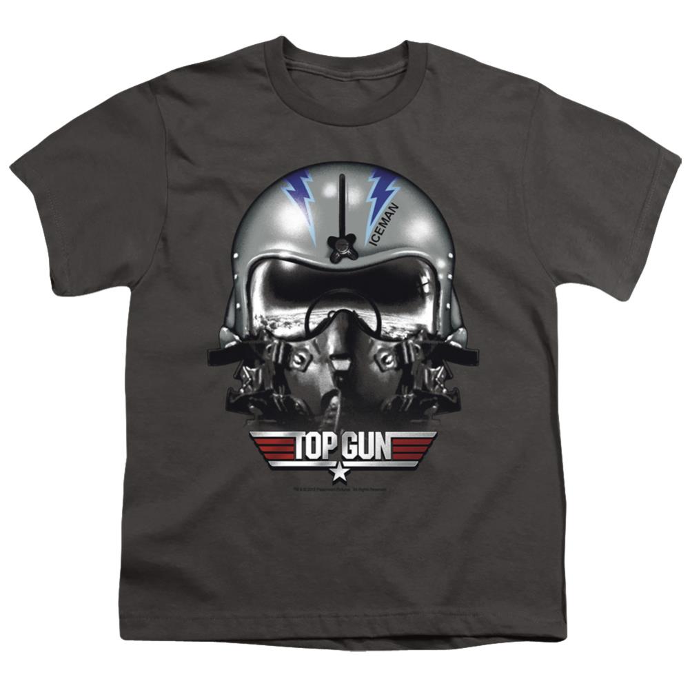 Top Gun Iceman Helmet Youth 18/1 100% Cotton Short-Sleeve T-Shirt