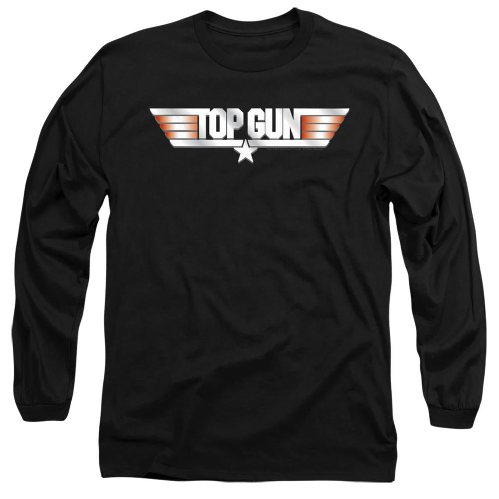 Top Gun Logo Men's 18/1 Cotton Long-Sleeve T-Shirt