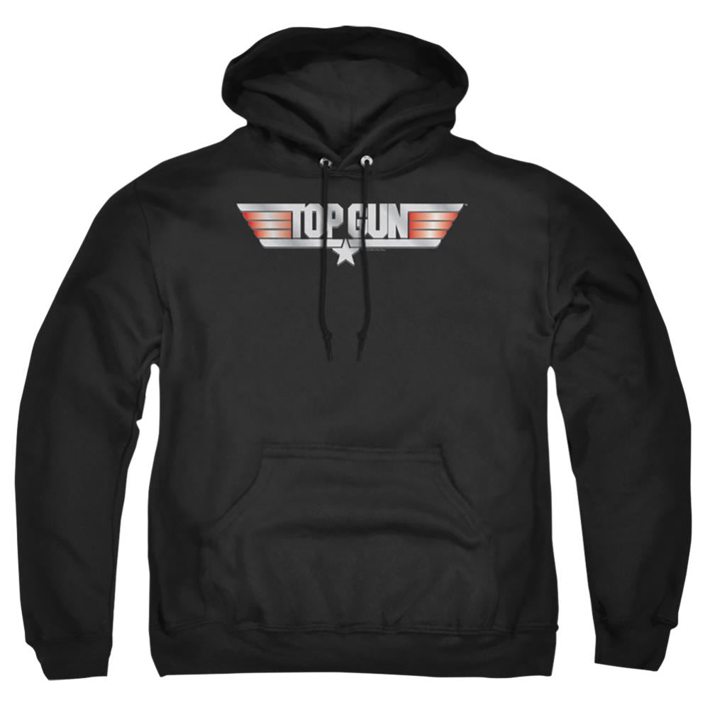 Top Gun Logo Men's Pull-Over 75 25 Poly Hoodie