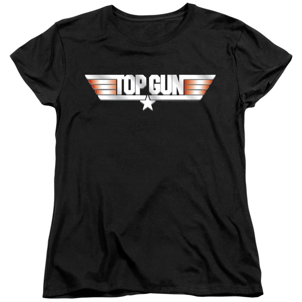 Top Gun Logo Women's 18/1 Cotton Short-Sleeve T-Shirt