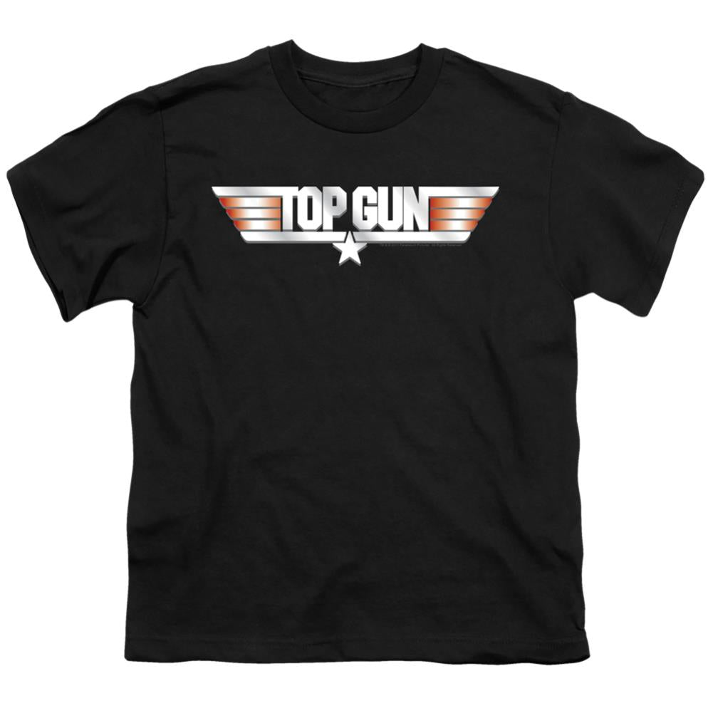 Top Gun Logo Youth 18/1 100% Cotton Short-Sleeve T-Shirt
