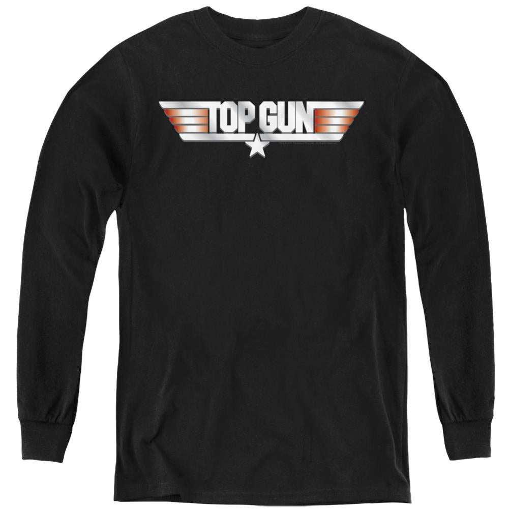 Top Gun Logo Youth Long-Sleeve T-Shirt
