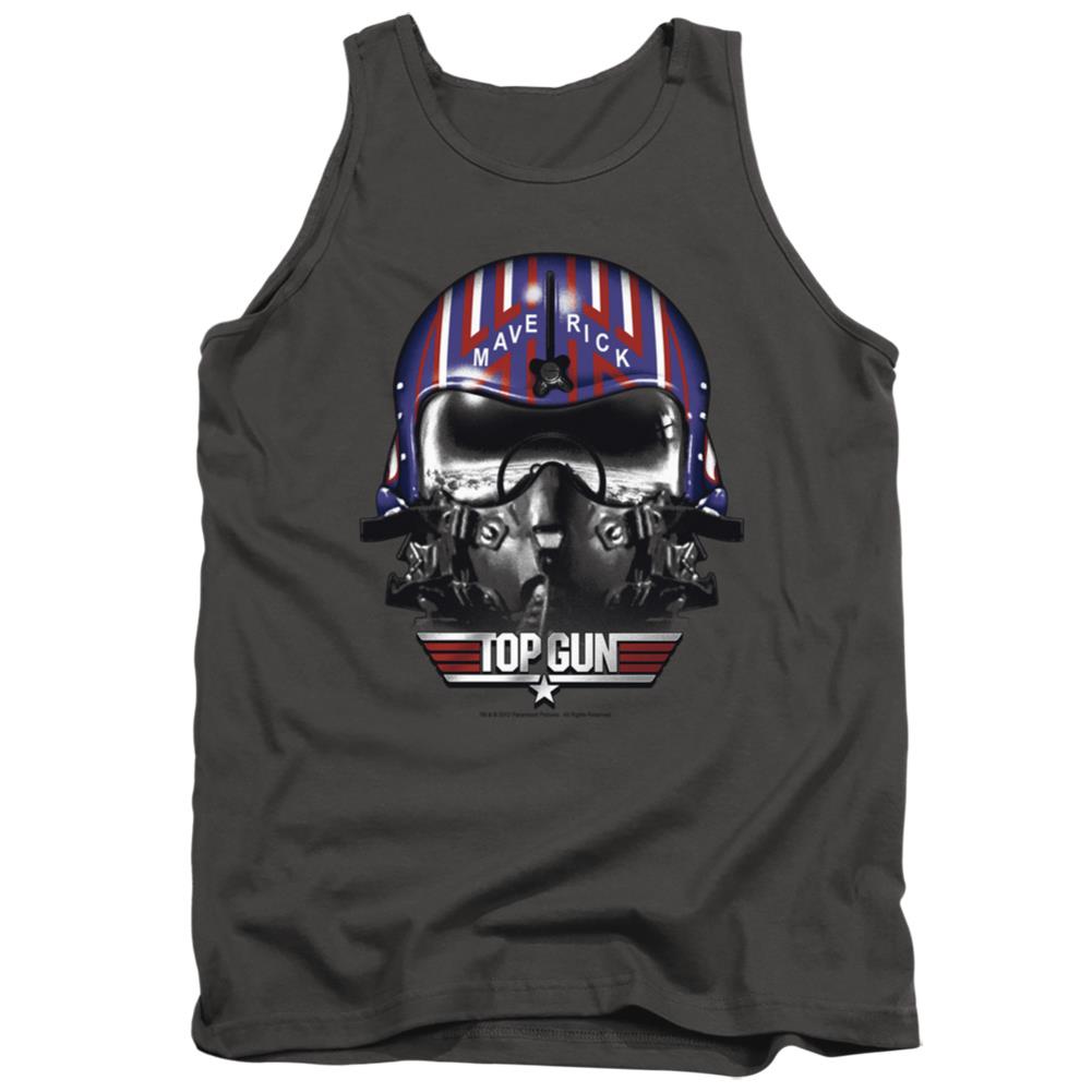 Top Gun Maverick Helmet Men's 18/1 Cotton Tank Top