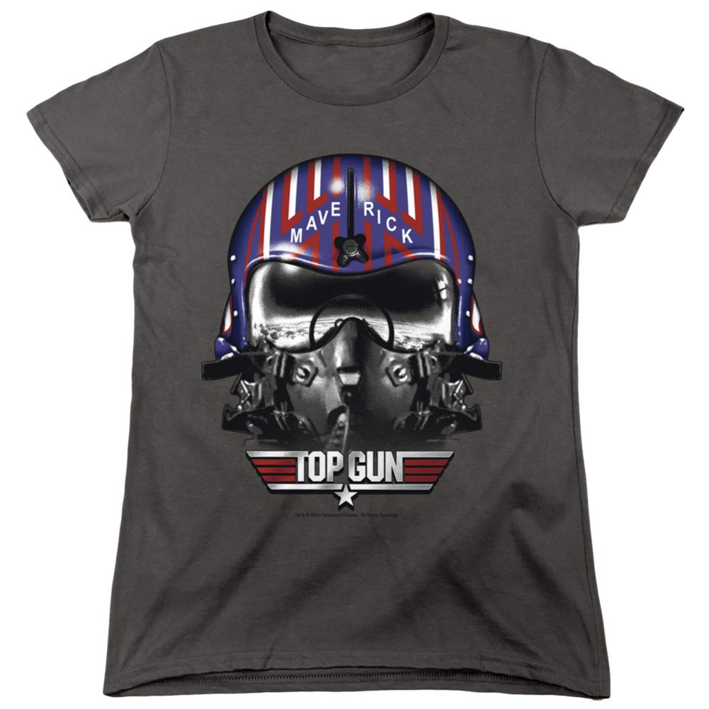 Top Gun Maverick Helmet Women's 18/1 Cotton Short-Sleeve T-Shirt
