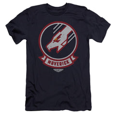 Top Gun: Maverick Maverick Call Sign Men's Ultra-Soft 30/1 Cotton Slim Short-Sleeve T-Shirt