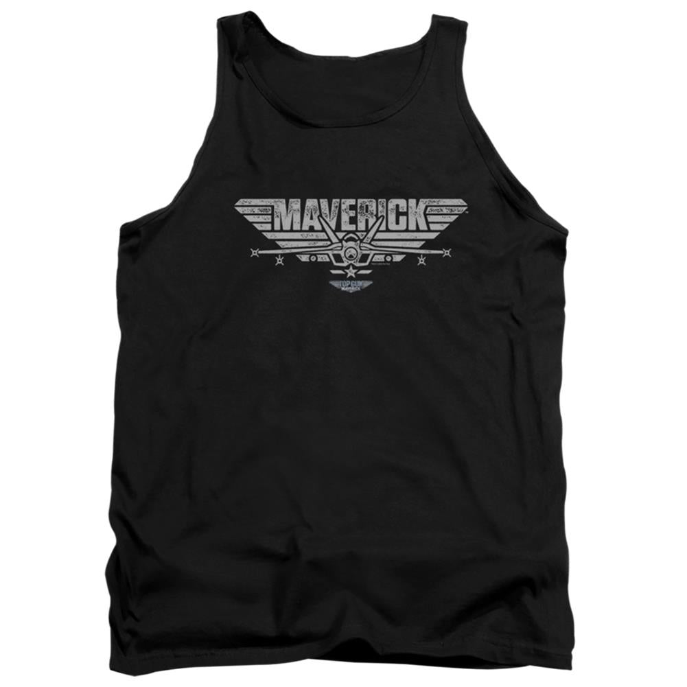 Top Gun: Maverick Maverick Plane Logo Men's 18/1 Cotton Tank Top