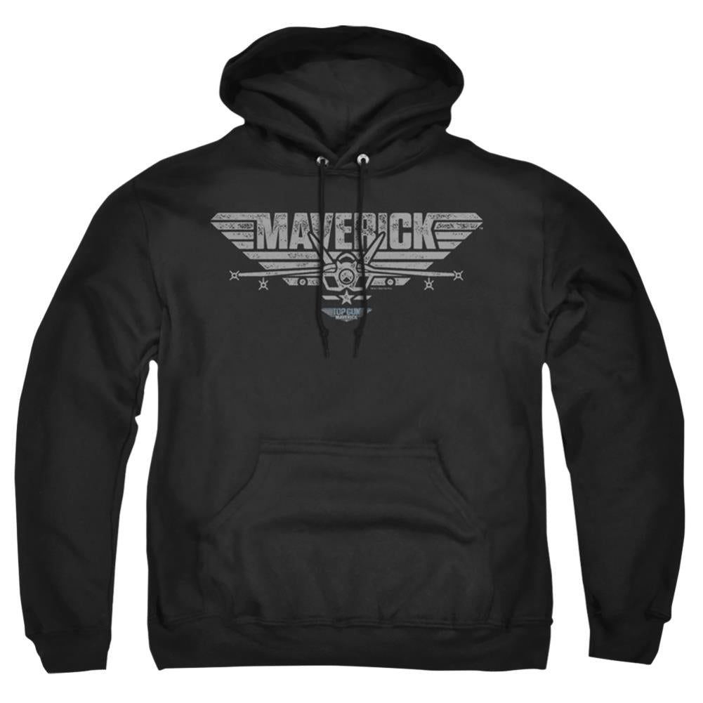 Top Gun: Maverick Maverick Plane Logo Men's Pull-Over 75 25 Poly Hoodie