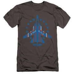 Top Gun Maverick Men's Ultra-Soft 30/1 Cotton Slim Short-Sleeve T-Shirt
