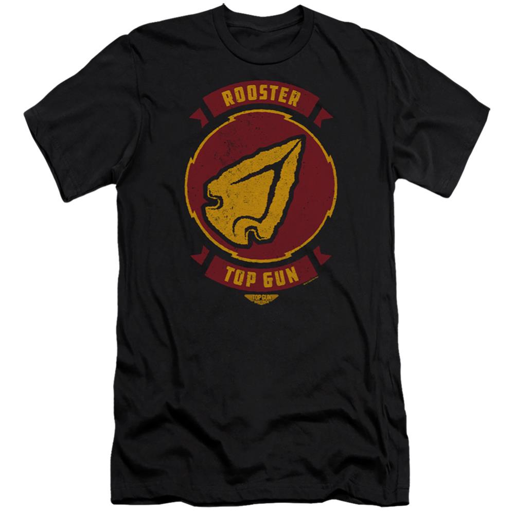 Top Gun: Maverick Rooster Call Sign Men's Ultra-Soft 30/1 Cotton Slim Short-Sleeve T-Shirt