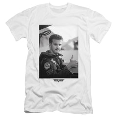 Top Gun My Wingman Men's Ultra-Soft 30/1 Cotton Slim Short-Sleeve T-Shirt