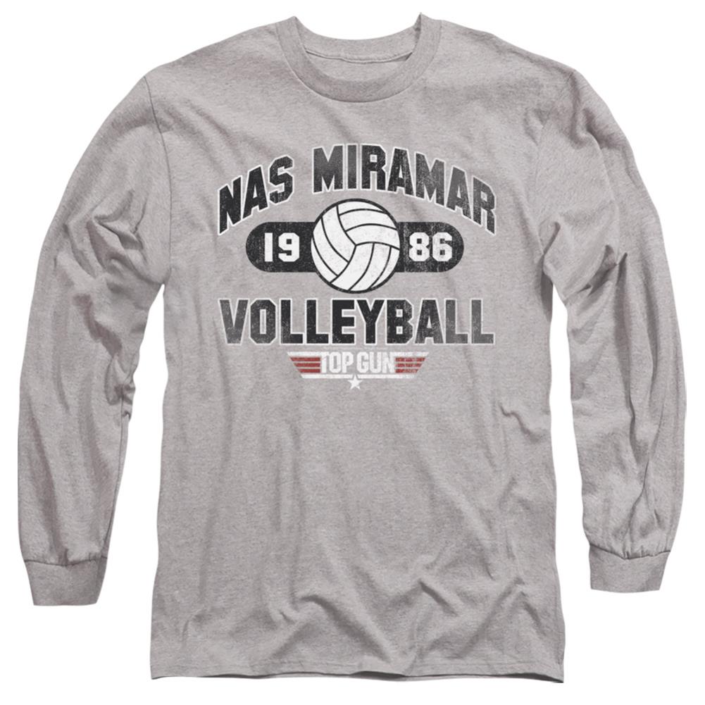 Top Gun Nas Miramar Volleyball Men's 18/1 Cotton Long-Sleeve T-Shirt