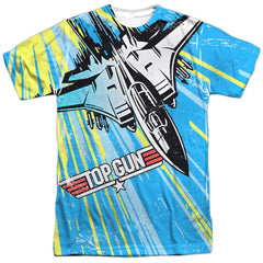 Top Gun Rad Jet Men's Regular Fit Polyester Short-Sleeve T-Shirt