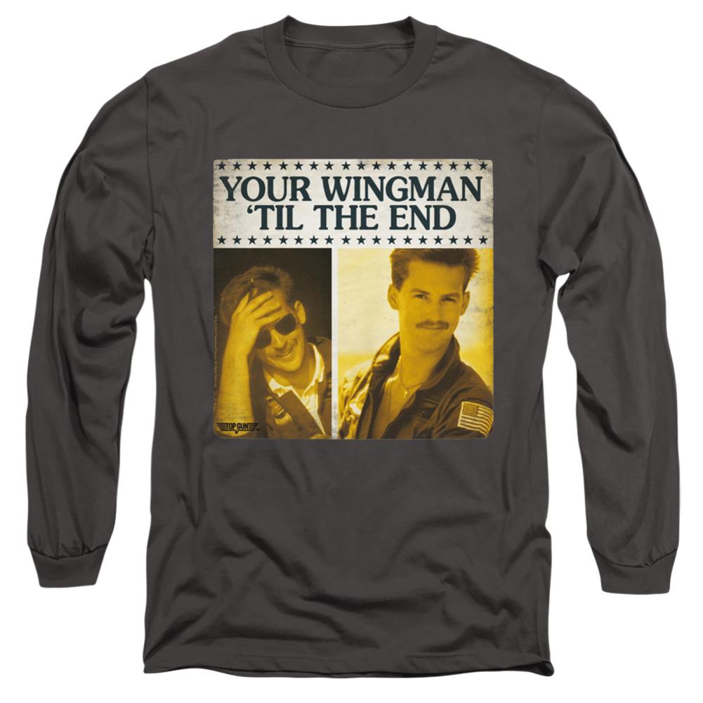 Top Gun Til The End Men's 18/1 Cotton Long-Sleeve T-Shirt