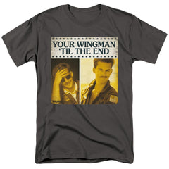 Top Gun Til The End Men's 18/1 Cotton Short-Sleeve T-Shirt