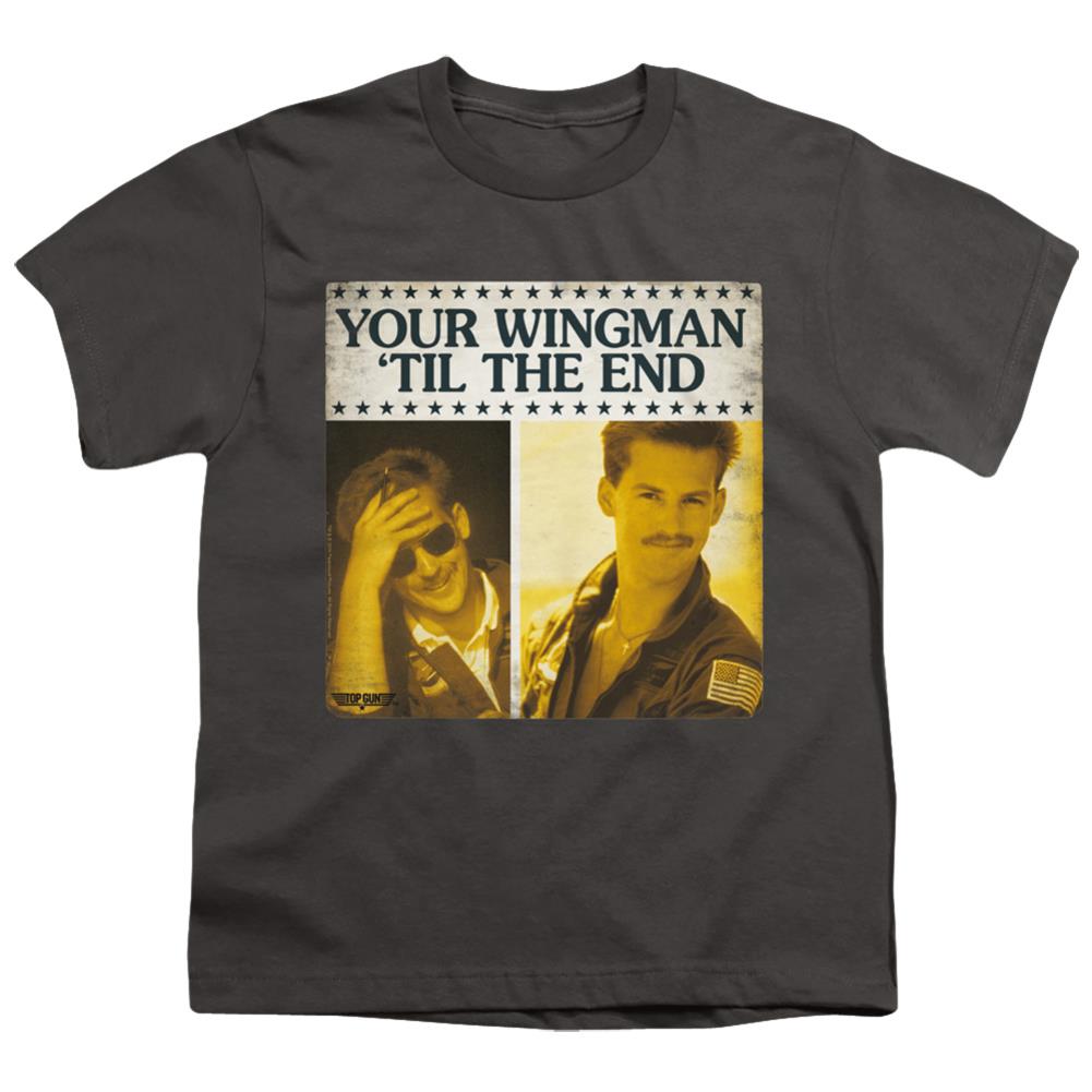 Top Gun Til The End Youth 18/1 100% Cotton Short-Sleeve T-Shirt