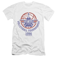 Top Gun Volleyball Tournament Men's Ultra-Soft 30/1 Cotton Slim Short-Sleeve T-Shirt