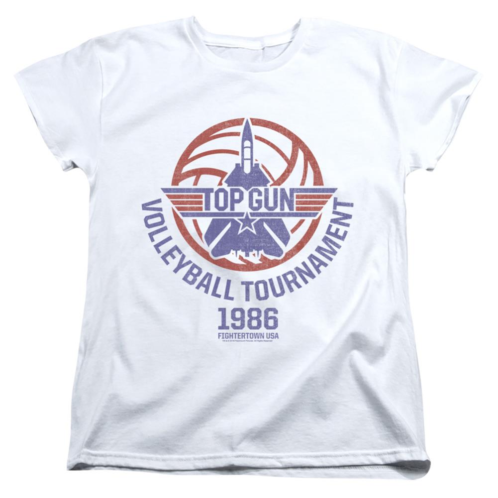 Top Gun Volleyball Tournament Women's 18/1 Cotton Short-Sleeve T-Shirt