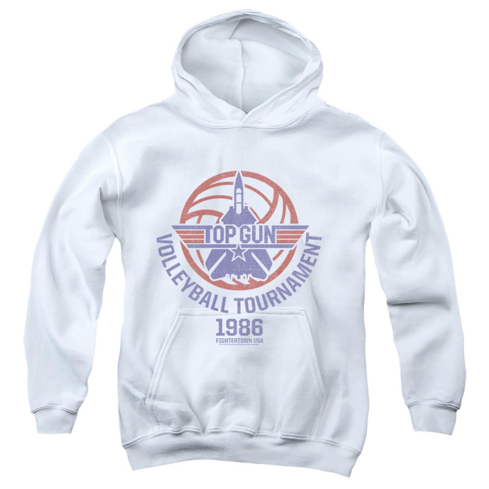 Top Gun Volleyball Tournament Youth Cotton Poly Pull-Over Hoodie