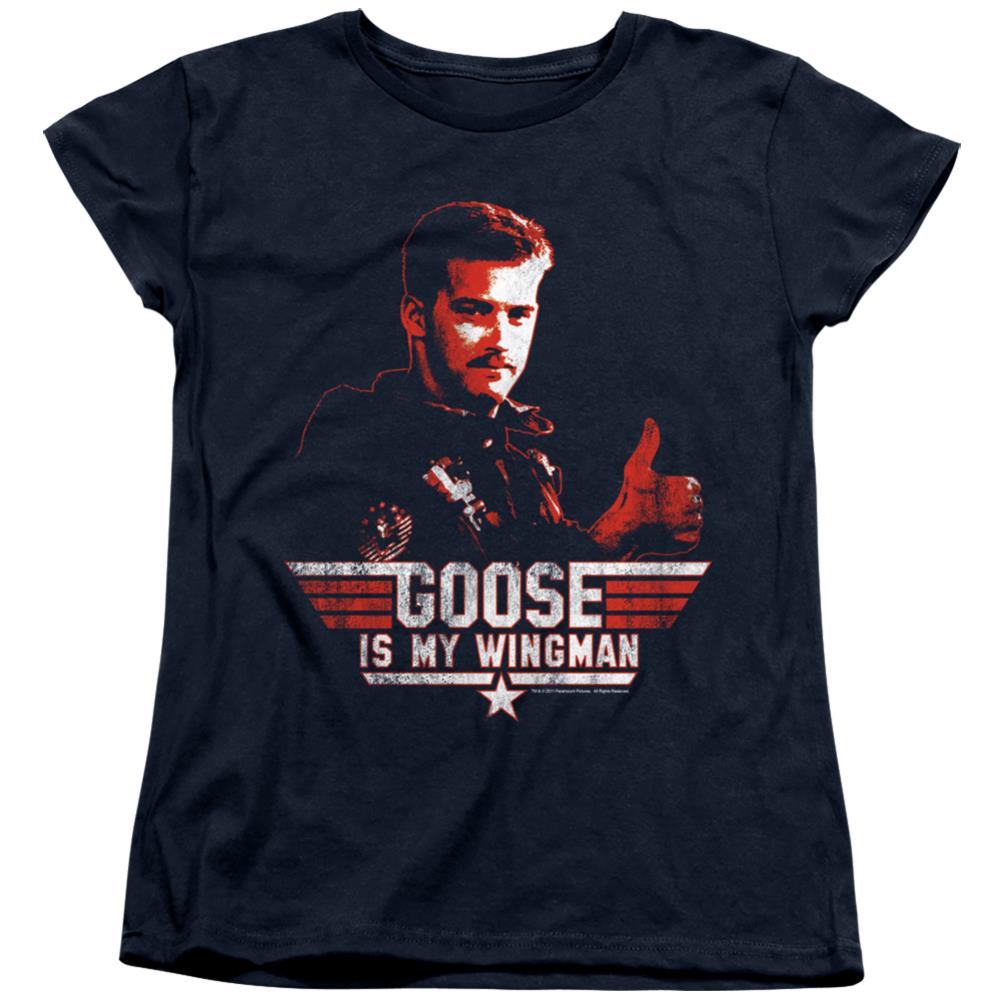 Top Gun Wingman Goose Women's 18/1 Cotton Short-Sleeve T-Shirt