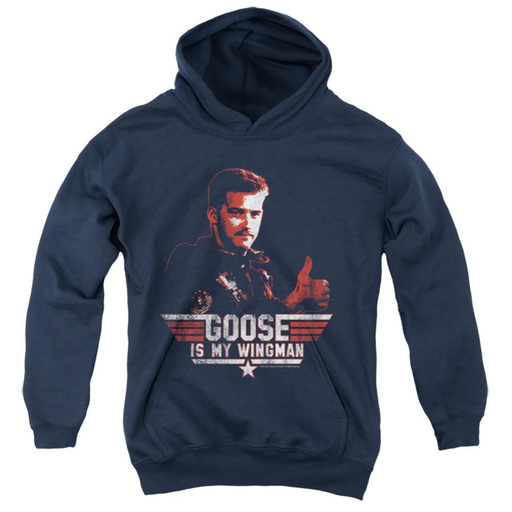 Top Gun Wingman Goose Youth Cotton Poly Pull-Over Hoodie